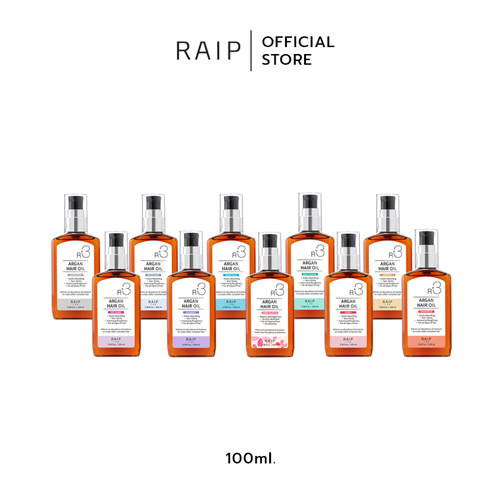 RAIP Lab R3 Argan Hair Oil 100ml ออยใส่ผมเกาหลี บำรุงผมแห้งเสีย RAIP Official