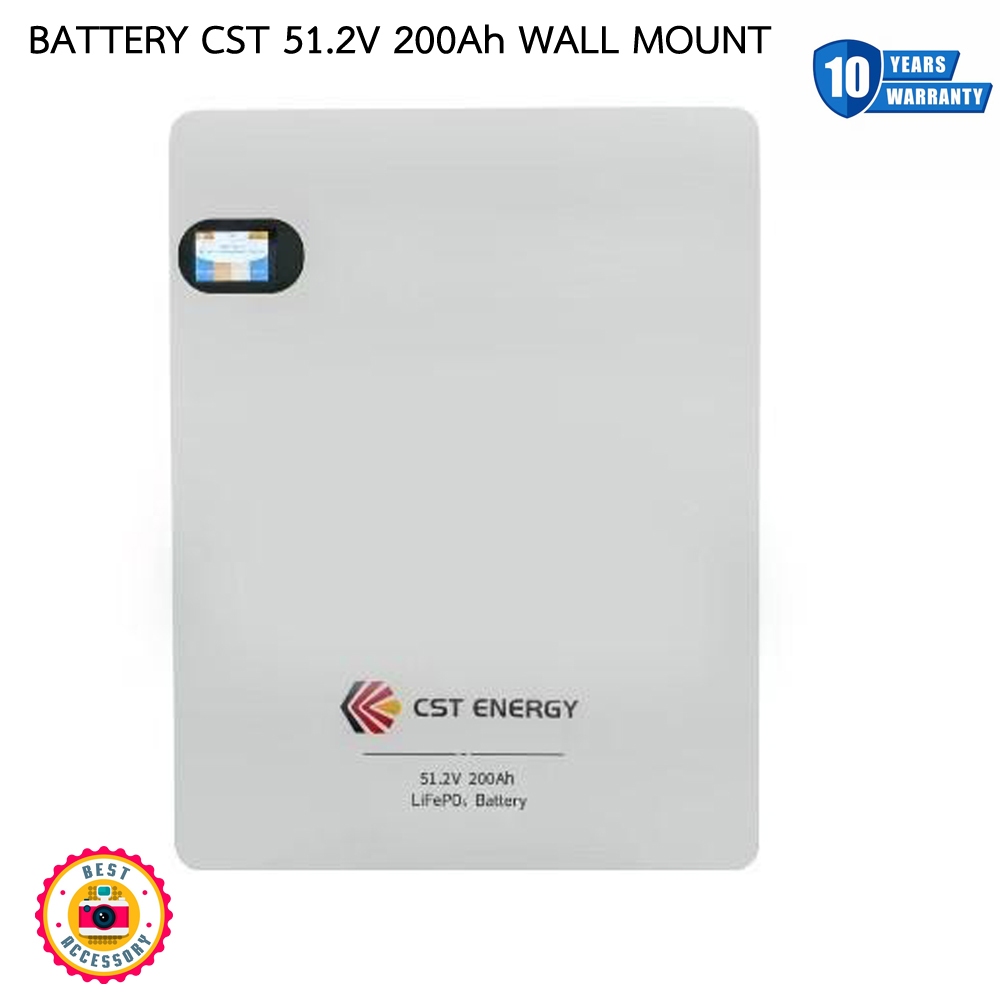 BATTERY CST 51.2V 200Ah WALL MOUNT รับประกัน 10 ปี  สินค้าพร้อมจัดส่งในไทย
