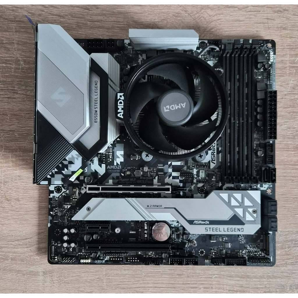 ชุดเซต CPU AMD RYZEN 5 5600 พร้อม M/B ASROCK B550M STEEL LEGEND มือ 2 สภาพเหมือนใหม่