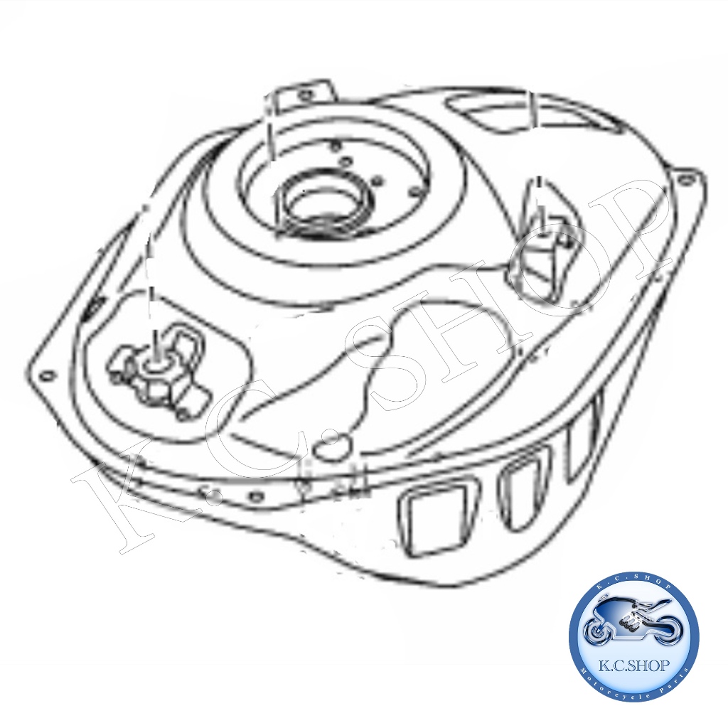 ถังน้ำมัน เชื้อเพลิง R15 ไฟหน้า LED ปี 2017-2019 แท้ศูนย์ YAMAHA 100% B9B-F4110-00