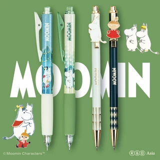 M&G Life Moomin Gel Pen ปากกาเจลสีดำ ขนาด 0.5 มม. กระดาษโน้ตแบบติดได้