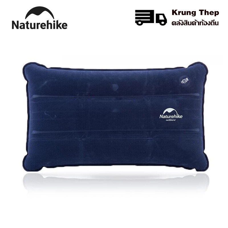 Naturehike หมอนพองลมบีบอัดพับหมอนหนังนิ่มผ้าใช้สำหรับเดินทางกลางแจ้งตั้งแคมป์อุปกรณ์เสริม