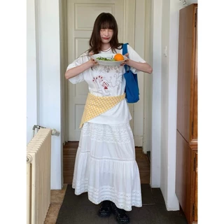 A021เสื้อยือคอตตอนสไตล์เกาหลีลายเห็ดคลาสสิคพร้อมลายหนังสือสวยๆน่ารักสุดๆ【ส่งจากไทย】📞