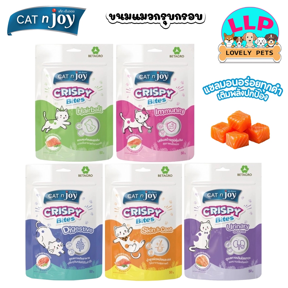 Cat n Joy Crispy Bites ขนมแมวกรุบกรอบ