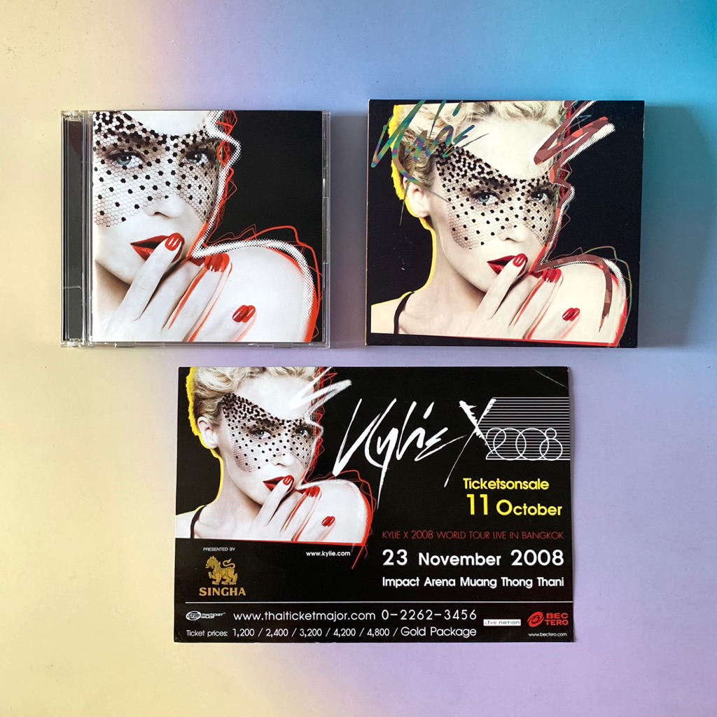 🛒 (พร้อมส่ง) CD+DVD ซีดีเพลง: Kylie Minogue —  X (Japan Special Edition) [Japan] แถมใบปลิวโปรโมทคอนเ