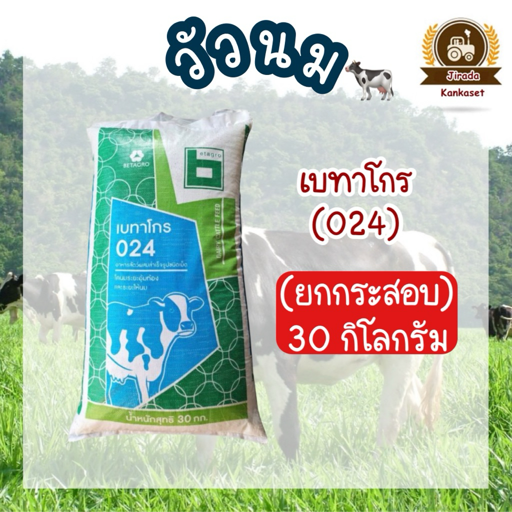 วัวนม 024 เบทาโกร(ยกกระสอบ)30กิโลกรัม