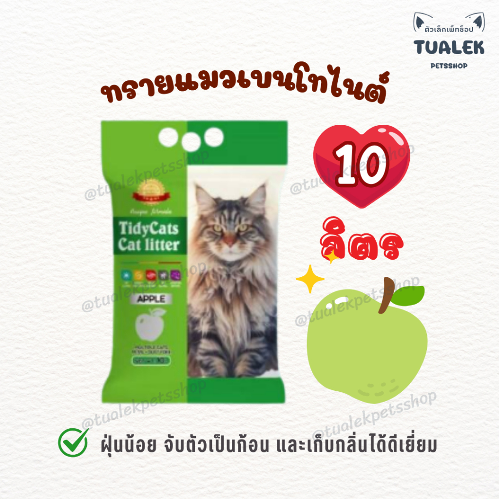 Tidy Cats ทรายแมว 10ลิตร เบนโทไนต์ ทรายเม็ดกลม Cat litter ราคา ถูกที่สุด ดีลบีเคเค แกลเลอรีภาพที่ 2