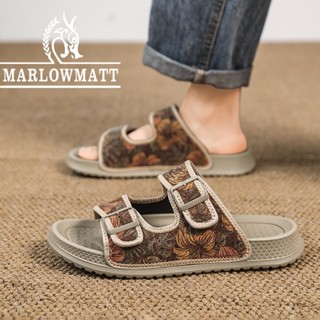 Marlowmatt รองเท้าแตะผู้ชาย แฟชั่นใหม่ ลายสวย กันน้ำ กันลื่น…