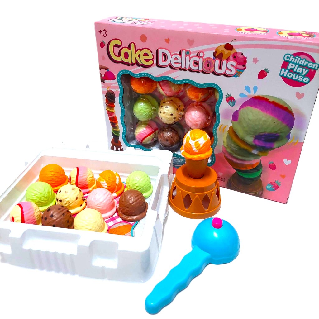 ไอติม ของเด็กเล่น น่ารัก ถูกใจ น้องๆ หนูๆ แน่นอน ตรงปก พร้อมส่ง จากไทย ของเล่นเด็ก ของเล่นสมมติ 6689