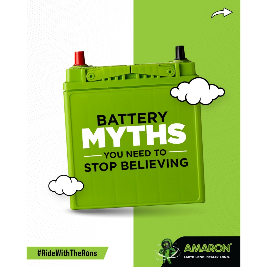 แบตเตอรี่ AMARON GO (ส่งด่วนได้รับสินค้าวันนี้) รุ่น 46B20L 12V 35AH (SMF) แบตเตอรี่แห้ง