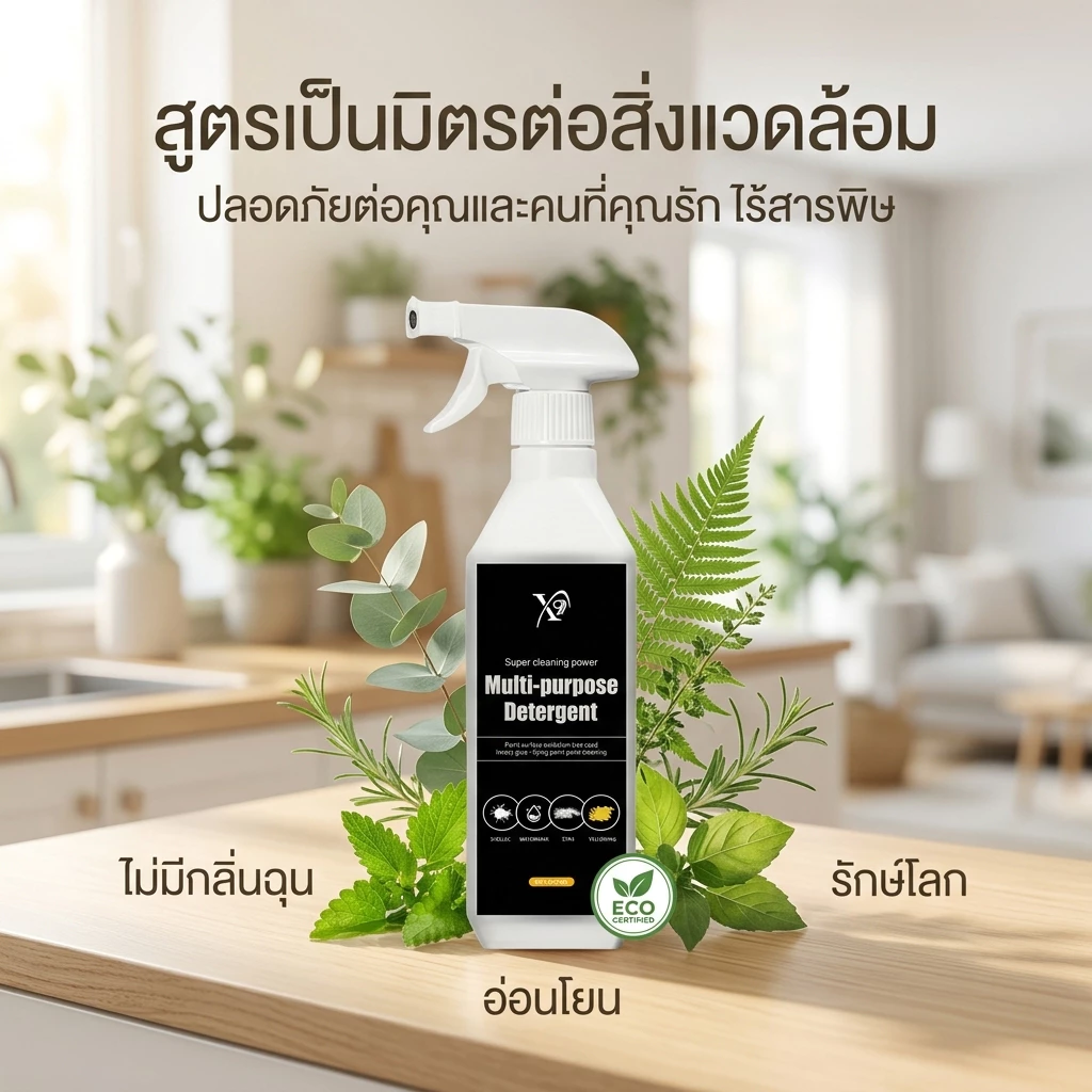 น้ำยาทำความสะอาดอเนกประสงค์รถ 500ml ฟอกเบาะหนังและพลาสติก thumbnail 3