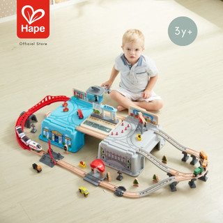 Hape Super City Scape Transport Bucket	รางรถไฟธีมในเมือง ชุดใหญ่จัดเต็ม พร้อมถังเก็บ	3Y+ รูปที่ 4