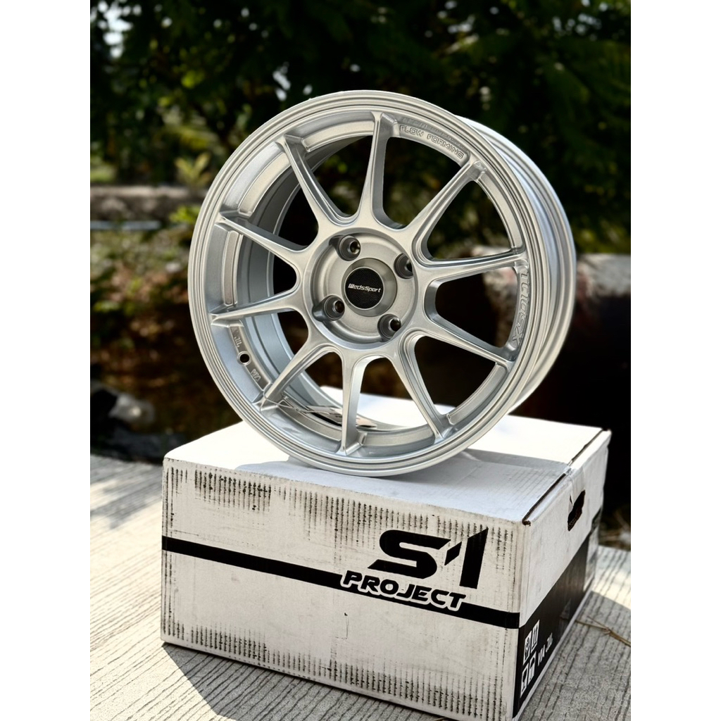 ล้อแม็กซ์ TC-105X ขอบ15 สีบรอนเงิน 4รู100 ราคา1วง