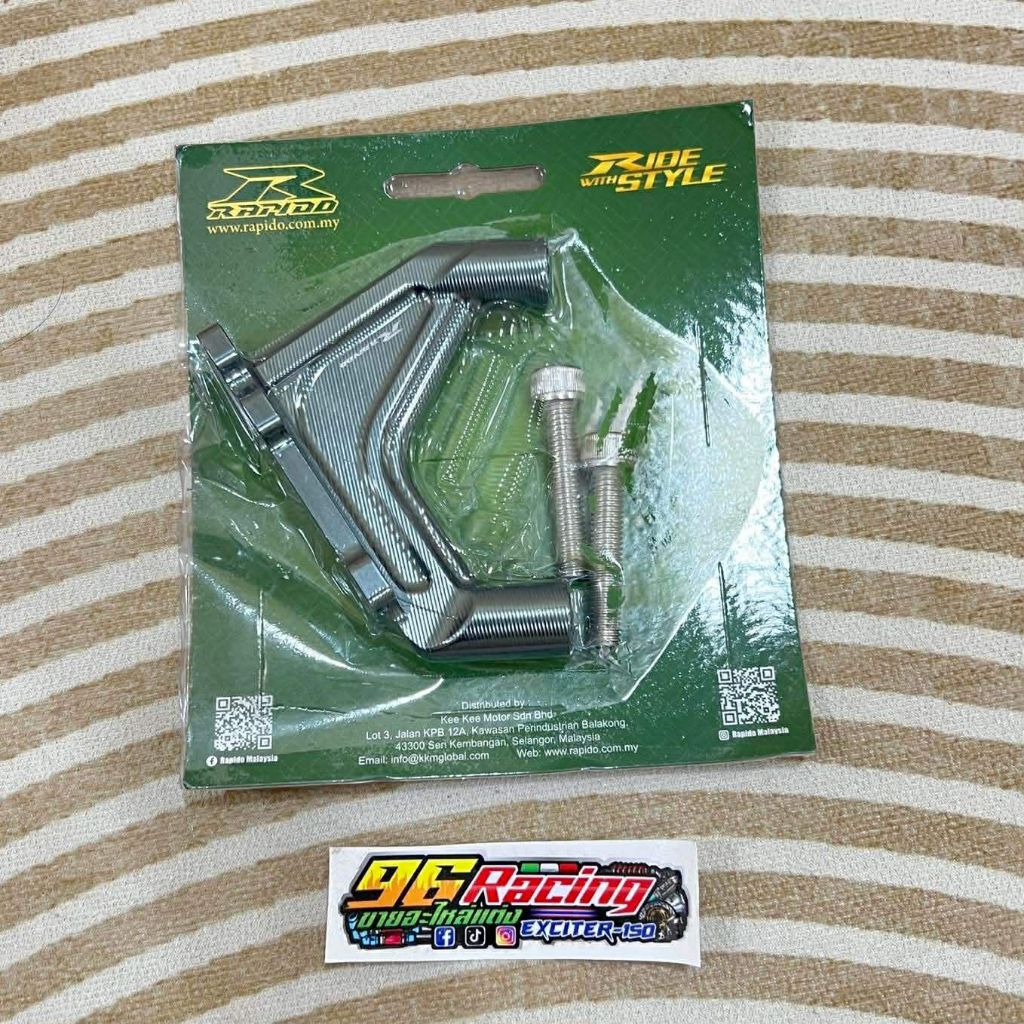 ขาจับปั้มล่าง 100mm สำหรับโช๊คหัวกลับ RAPIDO