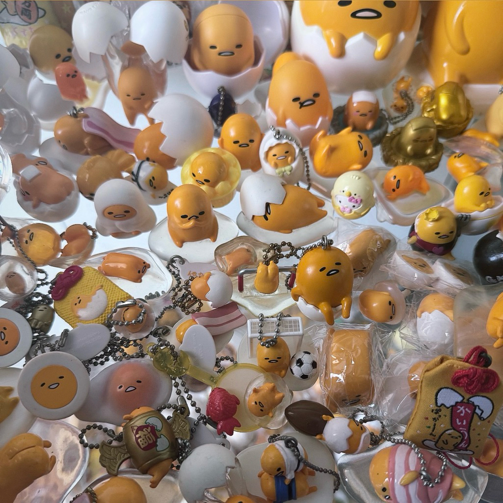 ไข่ขี้เกียจ gudetama ตุ๊กตา โมเดล ฟิกเกอร์ กาชาปอง งานญี่ปุ่นแท้ EP1 (ส่งจากไทย )
