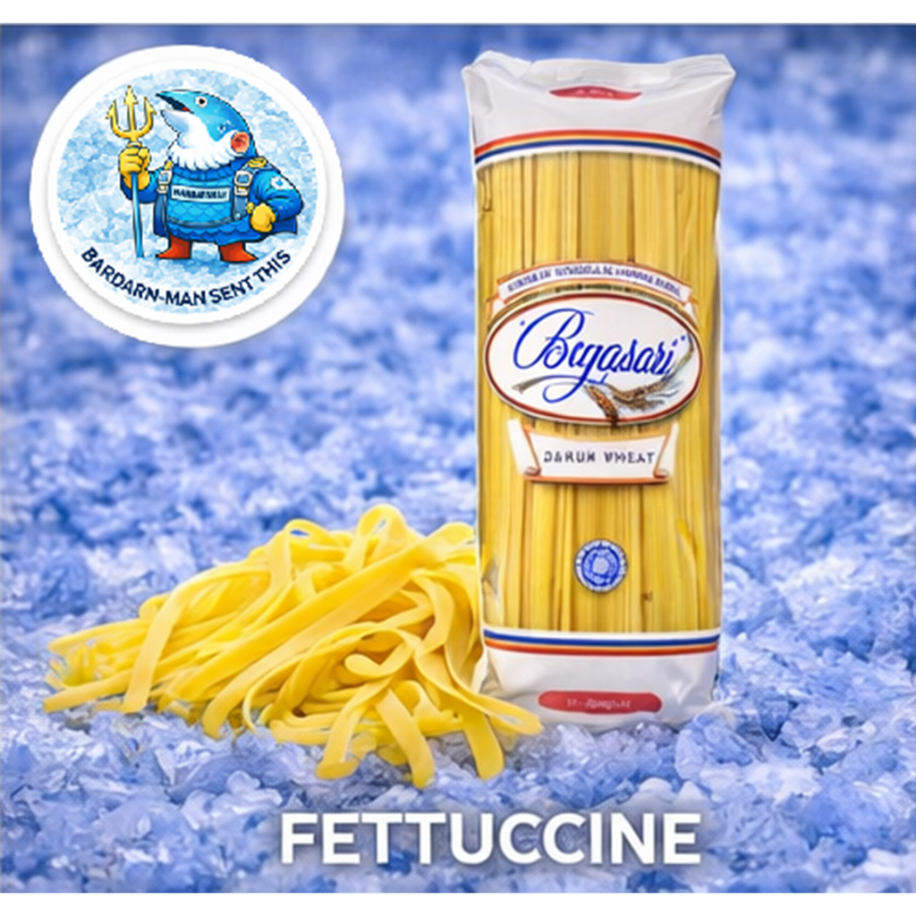 พาสต้าเส้นแบน Fettuccine Pasta Durum Wheat 500g เส้นแฟตตูชินี่ พาสต้าอิตาเลียน