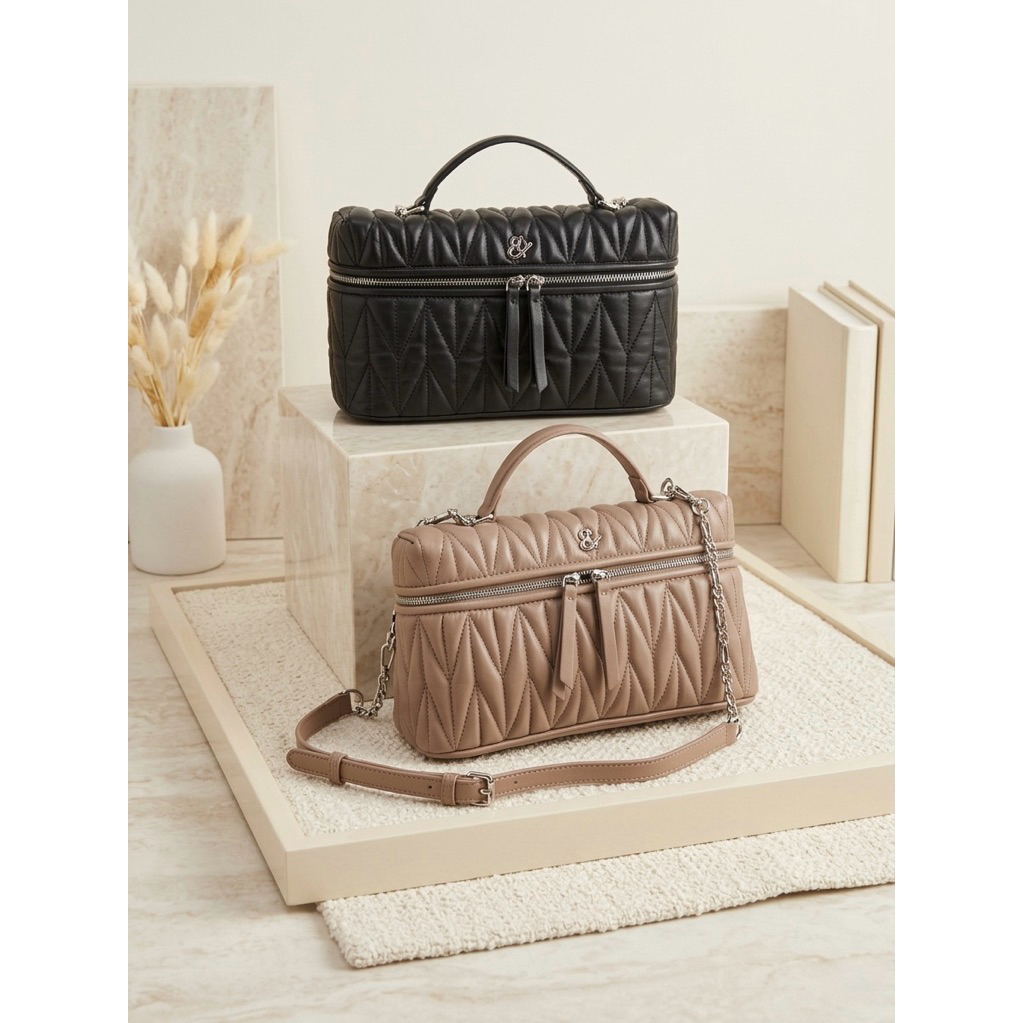 Belove 28cm กระเป๋าหนังแกะ แบรนด์Lovera