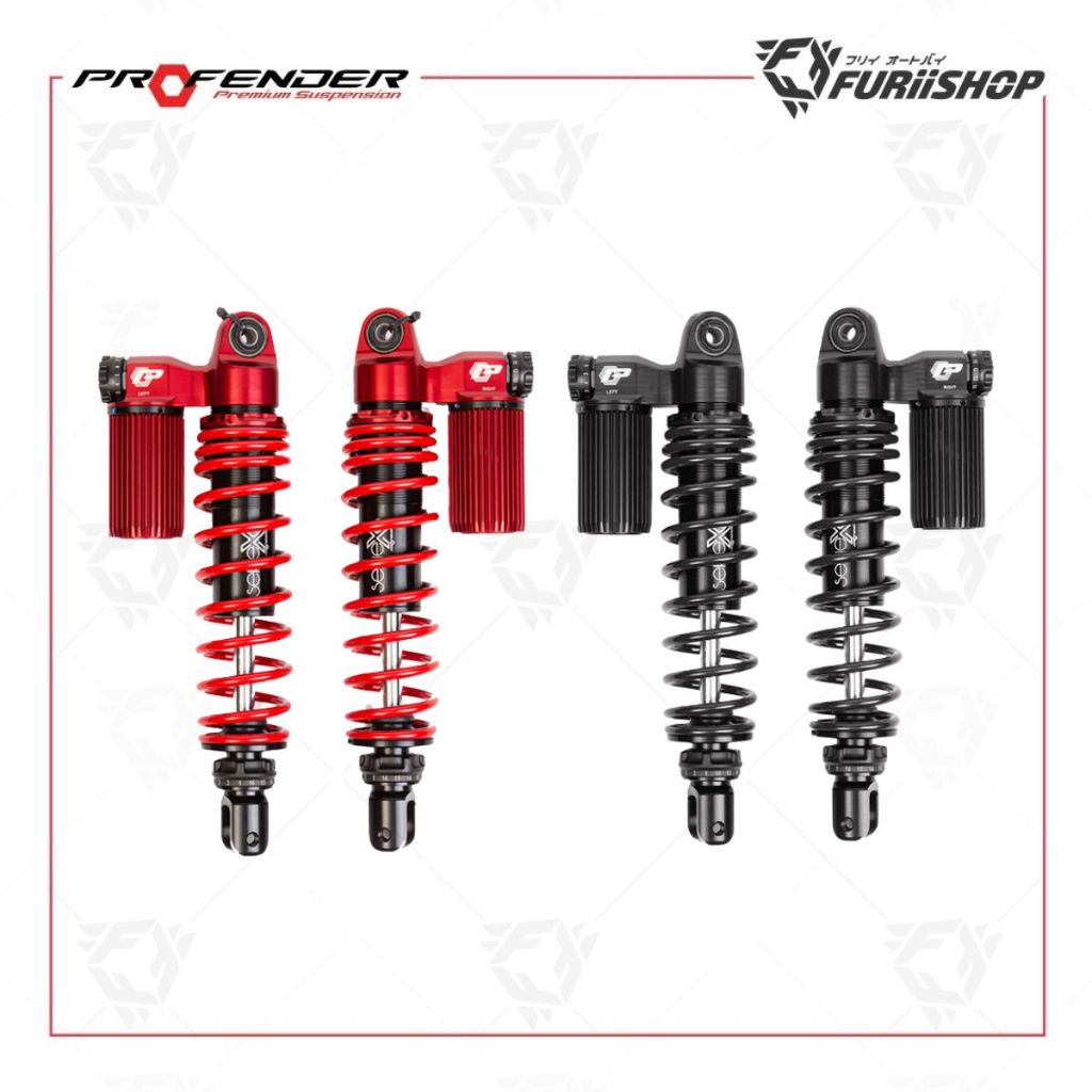 โช๊คหลัง Profender X-Series Plus XMAX300 2017-2026 [PMXP-YA2001-LA10 STD 345-355mm.] [PMXP-YA2002-LA
