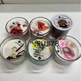 เทียนหอมในถ้วยแก้ว มี 9 กลิ่นให้เลือก หอมนาน 20 h by IKEA