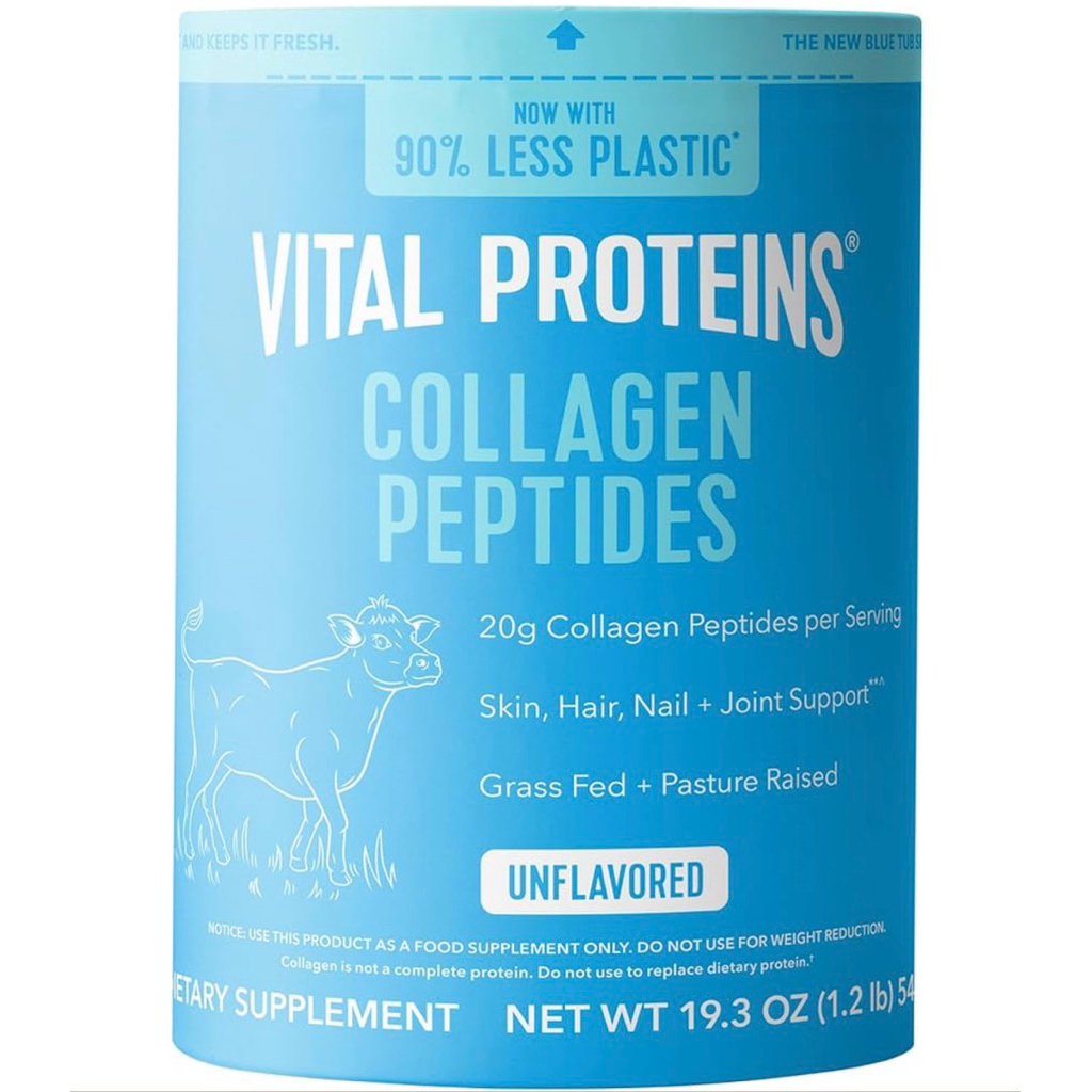 Vital Proteins คอลลาเจน Collagen Peptides Powder, unflavored กระปุกใหญ่ 547g คอลลาเจน