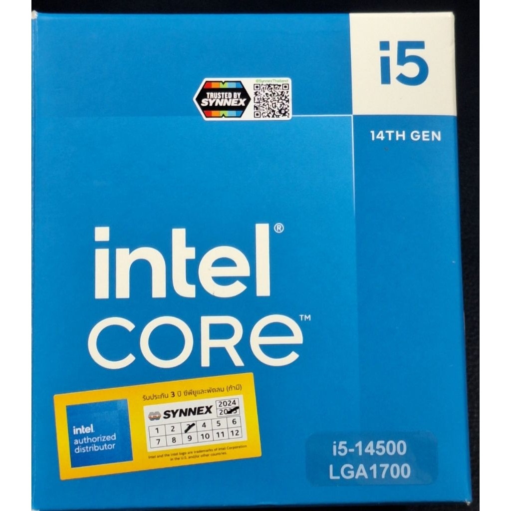 CPUมือ✌️ INTEL CORE I5-14500 - 14C 20T 1.9-5.0GHz (INTEL SOCKET 1700)ประกันถึงปี71
