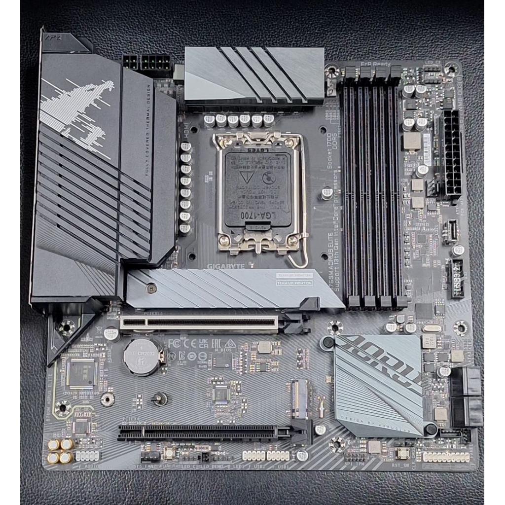 เมนบอร์ด มือ✌️GIGABYTE B760M AORUS ELITE (REV. 1.0) - INTEL SOCKET 1700 DDR5 MICRO-ATX สภาพดี