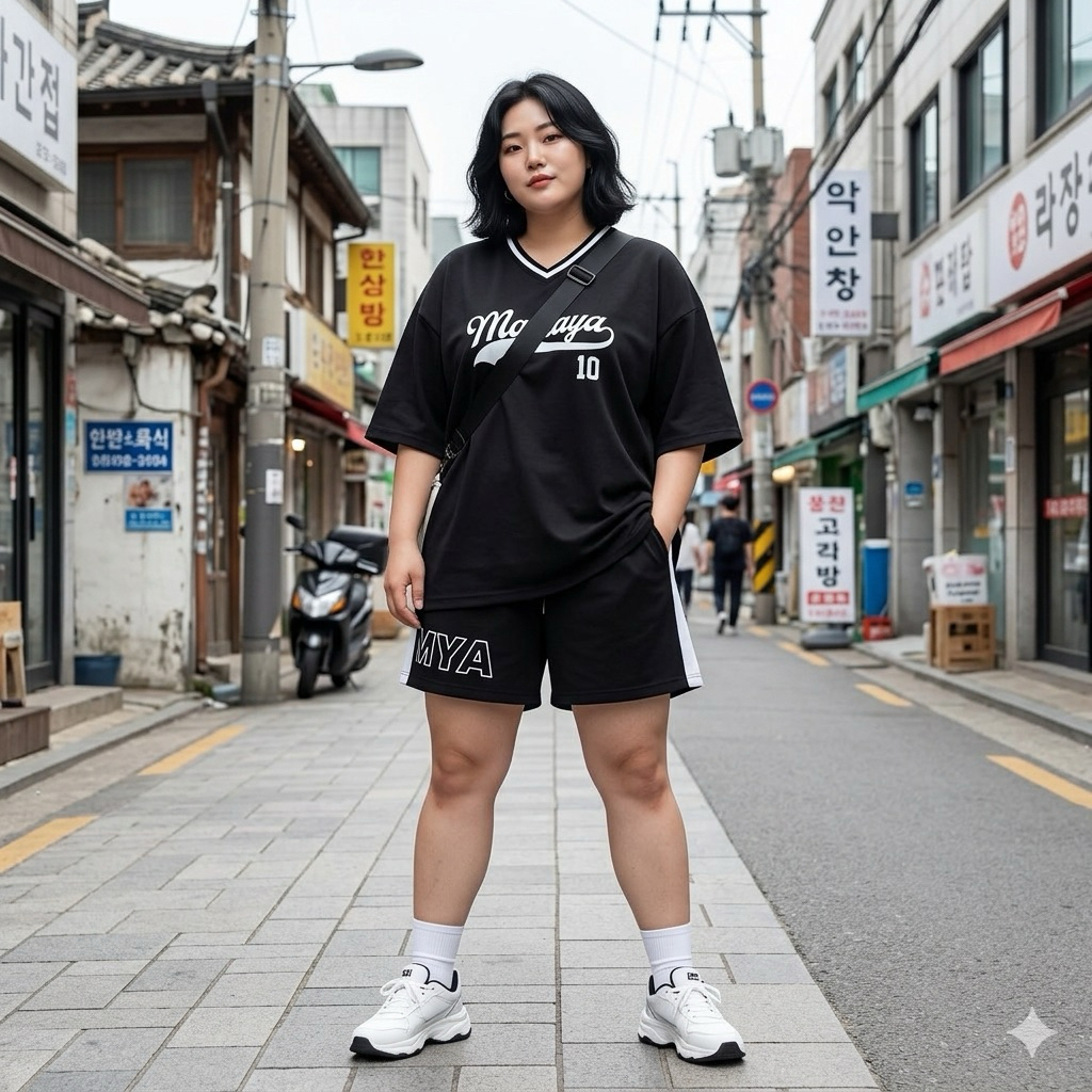 MAMAYA - กางเกงวอร์มขาสั้นคนอ้วน ไซส์ใหญ่ แนวสตรีท #plussize ใส่ได้ทั้งชายและหญิง