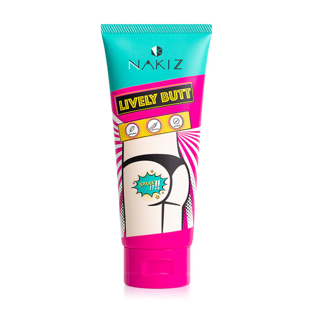 NAKIZ LIVELY BUTT 100g ครีมทา ก้นดำ รักแร้ดำ ขาหนีบดำ สิวหลัง หัวเข่าดำ ศอกดำ ลบเลือนรอยดำ แตกลาย คอ