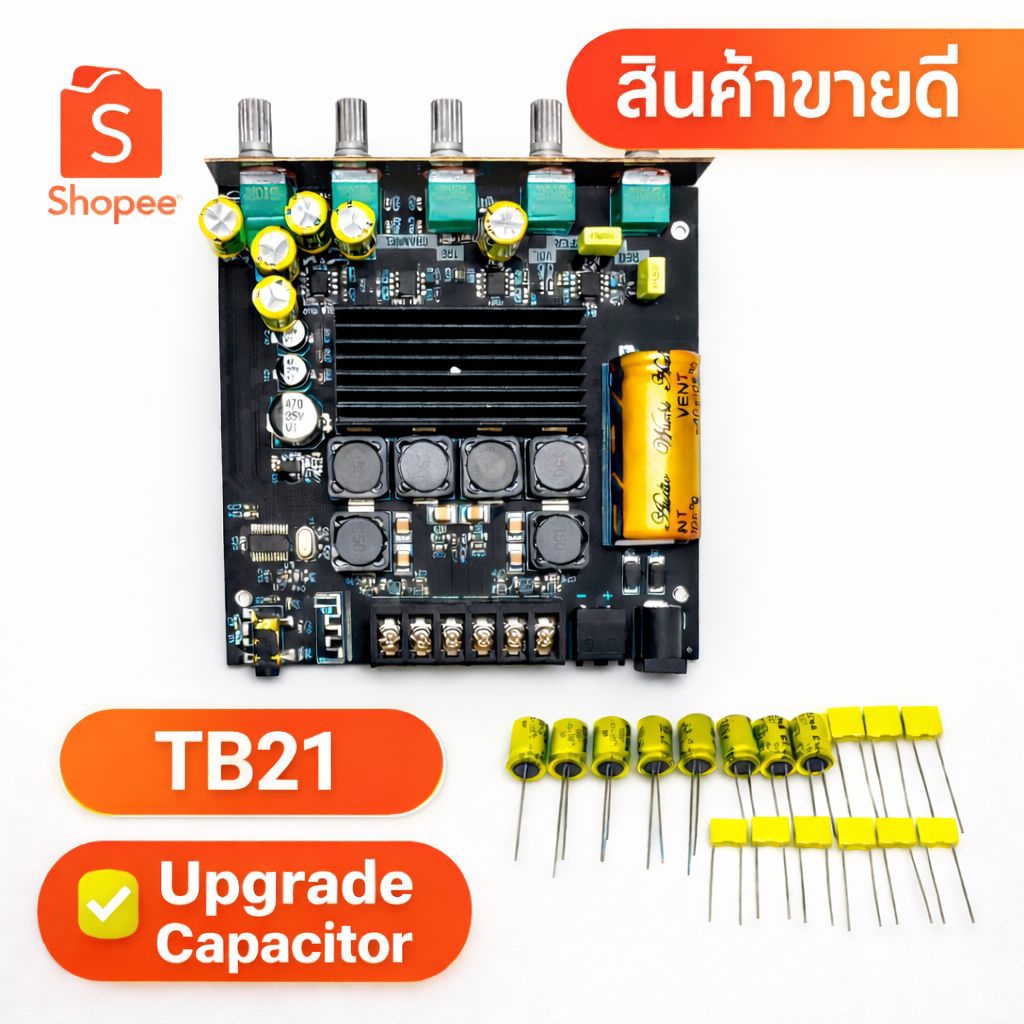 ชุดโมเสียงกลางTB21✅ST21✅19ชิ้นคาปาเกรด audio ชนิดไม่มีขั้วโมง่ายมีกระดาษคู่มือชี้จุดโมให้🇹🇭🇹🇭🇹🇭🇹🇭🇹🇭🇹