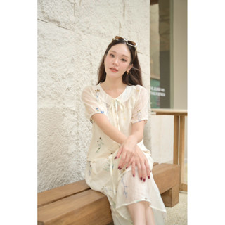 ร233  “มินอาเซท”เซท3ชิ้น เสื้อ/สายเดี่ยว /กระโปรง #ผ้าฝ้ายซี…