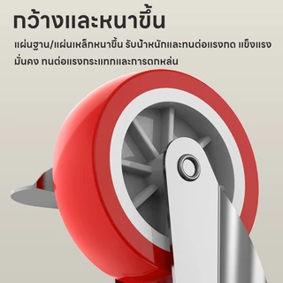 ลูกล้อ PU ล้อรถเข็น มี 5 แบบ มีขนาด 1.5นิ้ว/ 2นิ้ว/ 3นิ้ว รถเข็น ล้อยาง ล้อเครื่องมือ ล้อรถเข็น