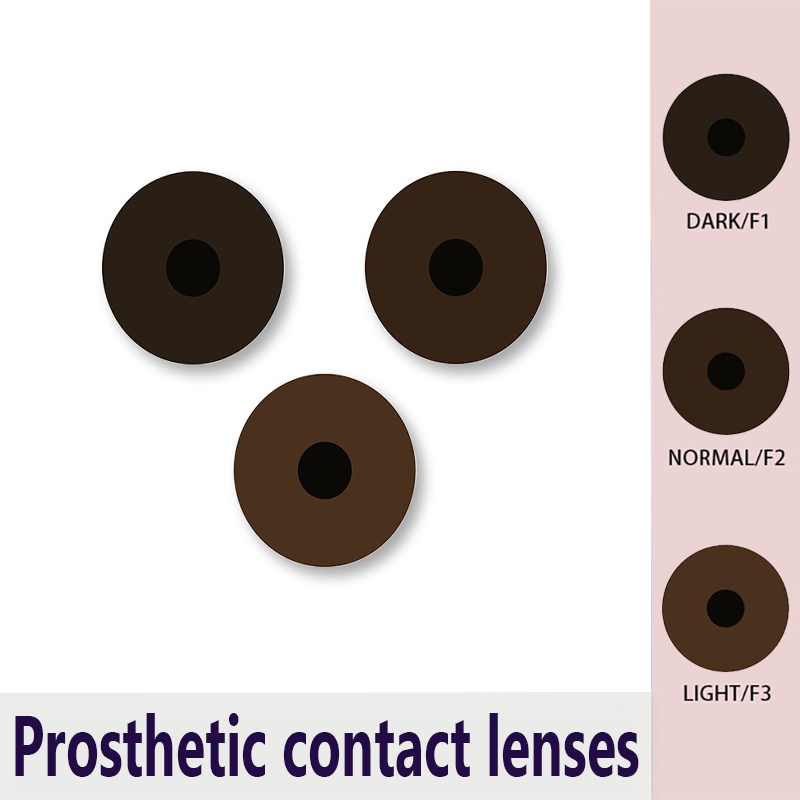 Prosthetic Contact Lens Eye Defects Iris Lenses aesthetic lenses คอนแทคเลนส์เทียม (2pcs)