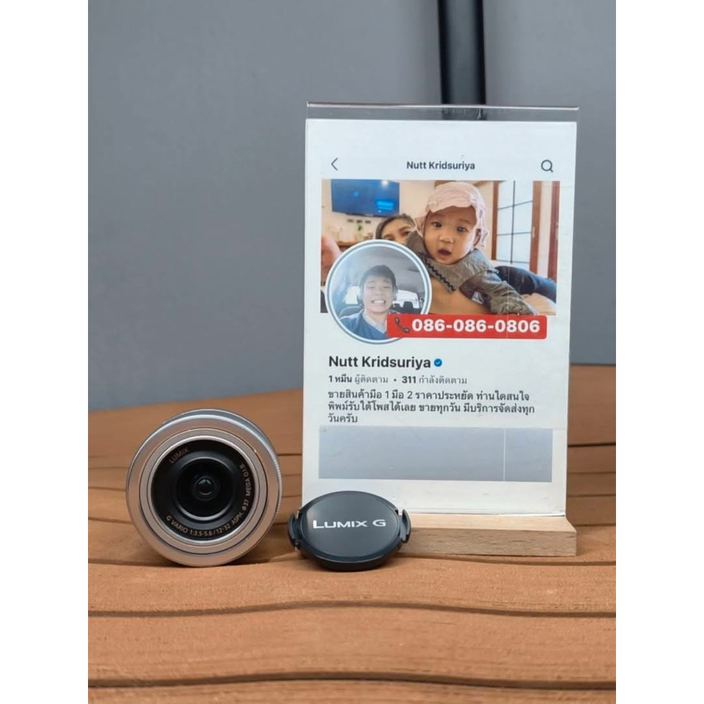 เลนส์ Panasonic Lumix 12-32mm f/3.5-5.6 ED Mega O.I.S (Pancake Lens) มือสอง