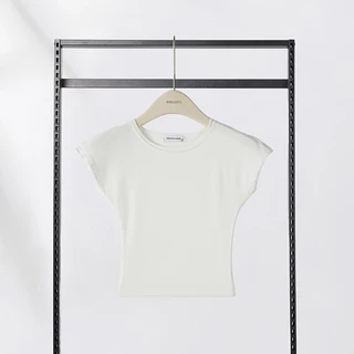 HELLDUL T0004เสื้อยืดคอกลมแขนสั้นเอวตัดสั้นผ้านุ่มสีหลายสี สไตล์คลาสสิก ส่งจากไทย