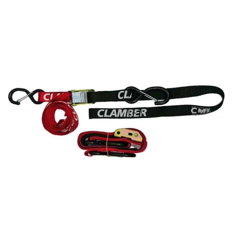 เชือกมัดรถมอเตอร์ไซค์ (clamber) ขนาด 25 mm เชือกมัดรถมอเตอร์ไซค์วิบาก เชือกมัดรถมอเตอร์ไซค์บิ๊กไบค์