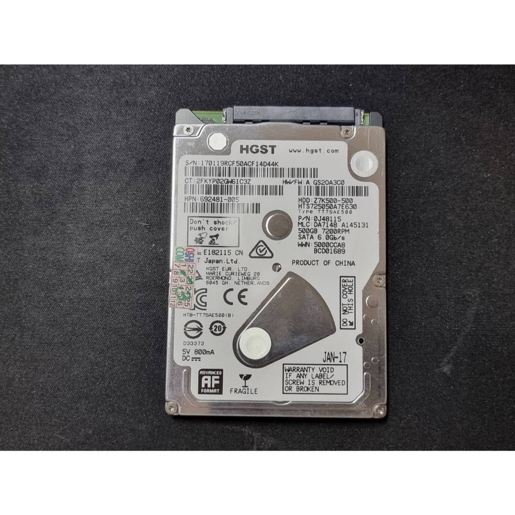 Harddisk 2.5" Notebook 500GB SATA HGST