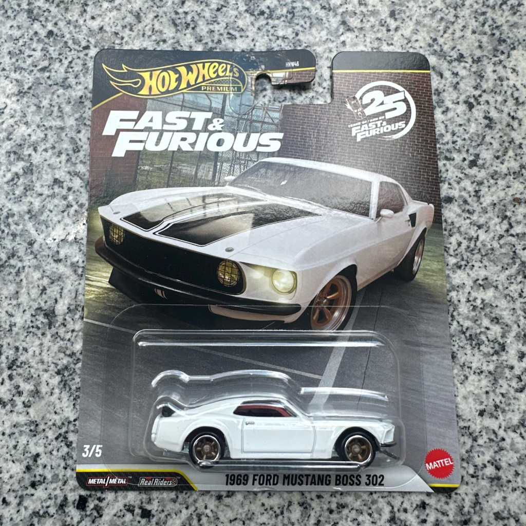 รถเหล็ก HotwheelsFAST & FURIOUS 1969 FORD MUSTANG BOSS 302
