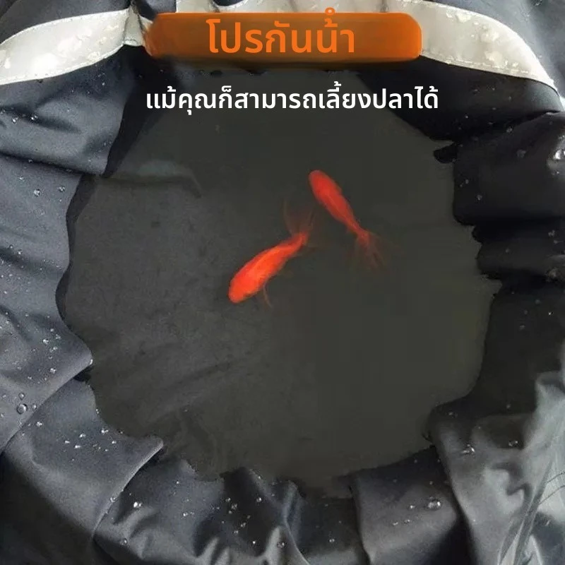 ชุดกันฝน เสื้อและกางเกง หนาพิเศษ มีแถบสะท้อนแสง thumbnail 7