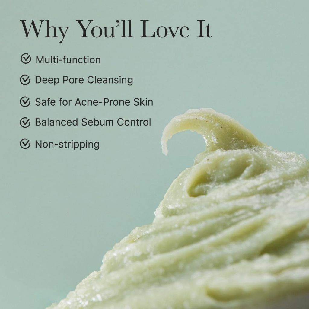 Arencia Korean Rice Mochi Face Cleanser โฟมล้างหน้า มาส์ก+สครับ ข้าวเกาหลี กรีนที มักวอร์ต ขจัดสิวเสี้ยน กระชับรูขุมขน พ ราคา ถูกที่สุด ดีลบีเคเค แกลเลอรีภาพที่ 8