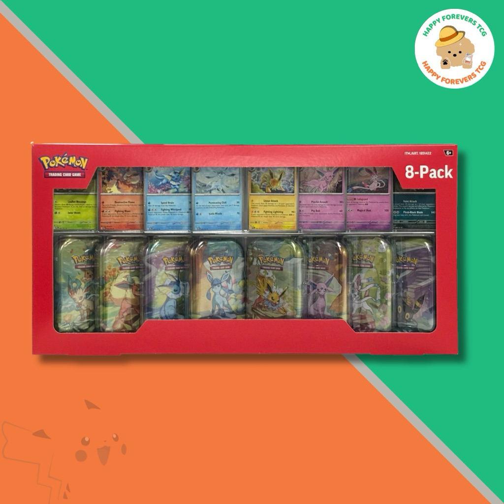พร้อมส่ง Pokemon Prismatic Evolutions Costco Mini Tin Bundle