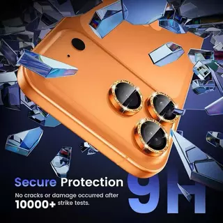 ฟิล์มเลนส์กล้อง เพชร สำหรับ iPhone 17 Pro Max / 17Pro Max CameraFilm