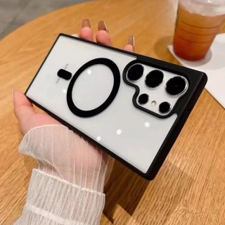 เคสใส ขอบสี สำหรับ SAMSUNG A06 A07 A17 A36 A37 A55 A56 A57