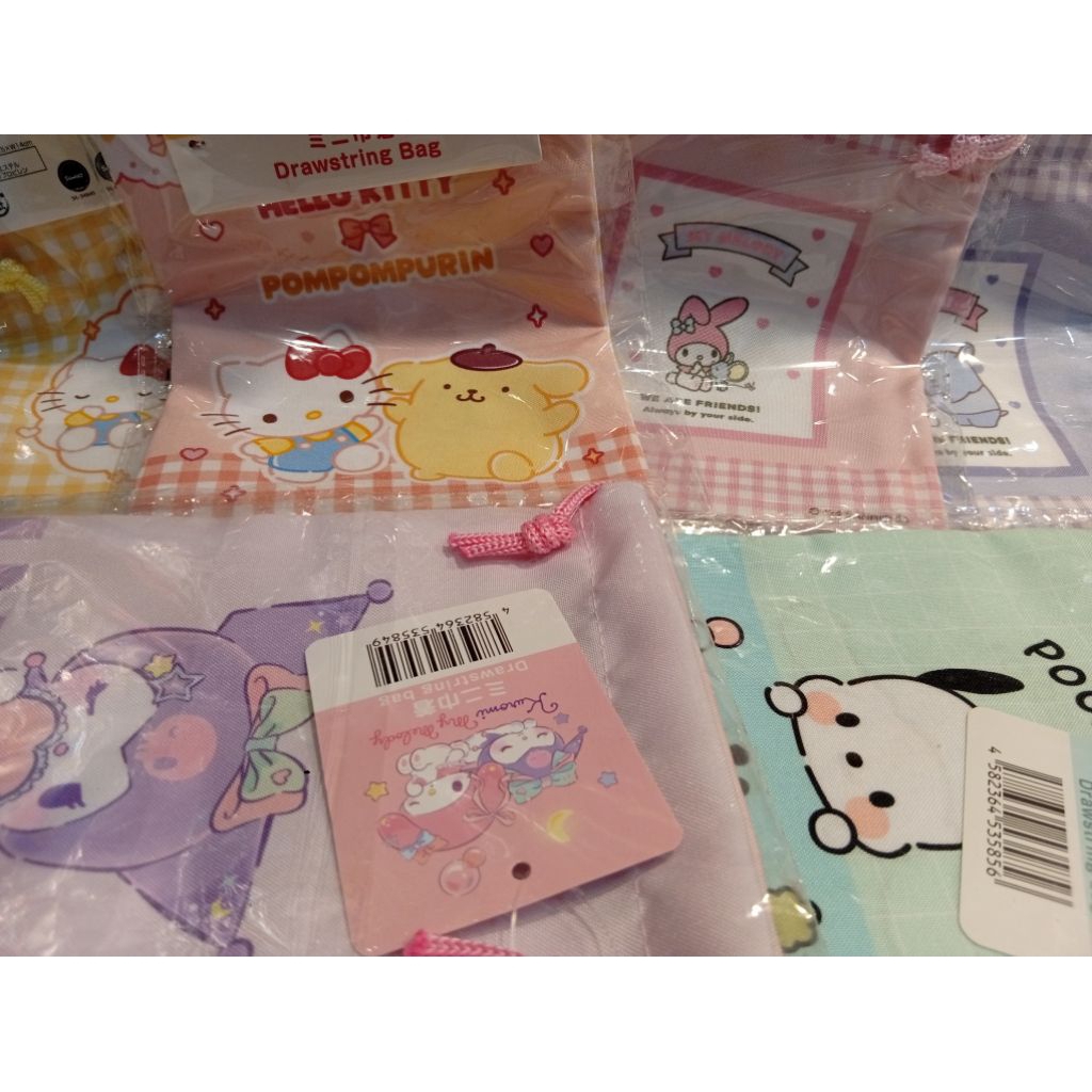 🇯🇵 ถุงสุ่ม​ Drawstring Pouch & Bag🍊 นำเข้า​จาก​ญี่ปุ่น​แท้​100%✅