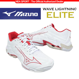 [ตัวเด็ด ได้ทั้งวอลเล่ย์และแบต] MIZUNO WAVE LIGHTNING ELITE รองเท้าวอลเลย์บอล แบตมินตัน มิซูโน่ แท้