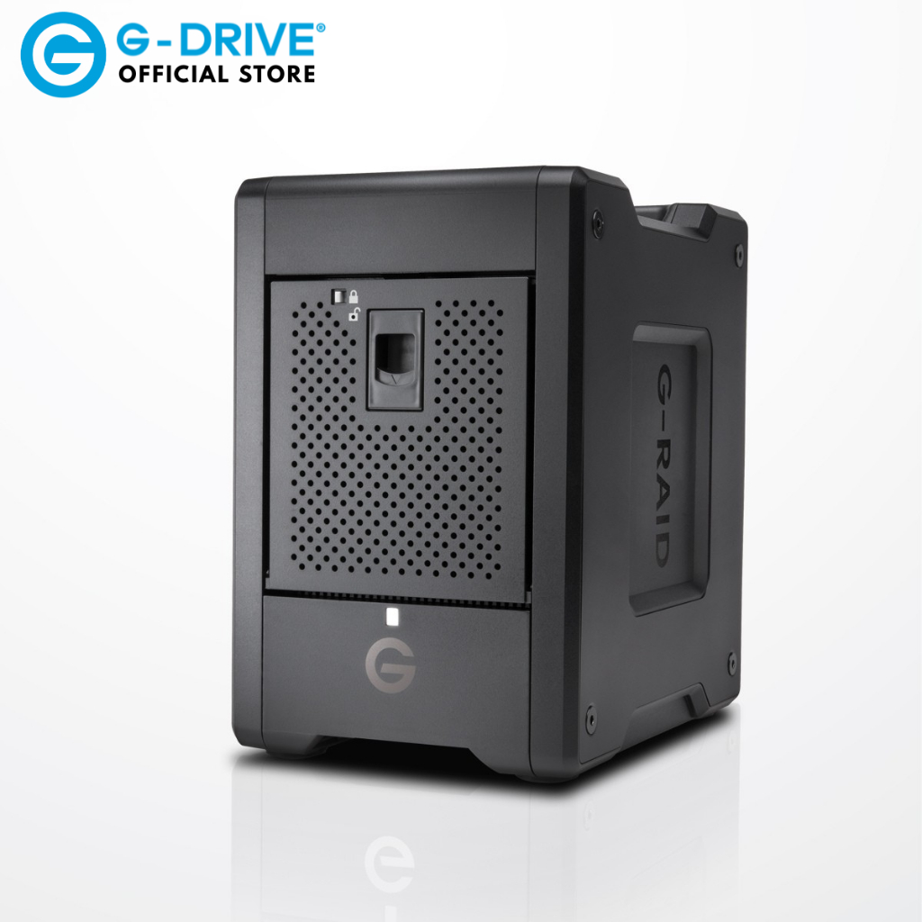 G-RAID Shuttle4 24TB , 48TB 4-Bay Thunderbolt3 4K, 8K, VR workflows, RAID 0,1,5,10 (SDPH34H)