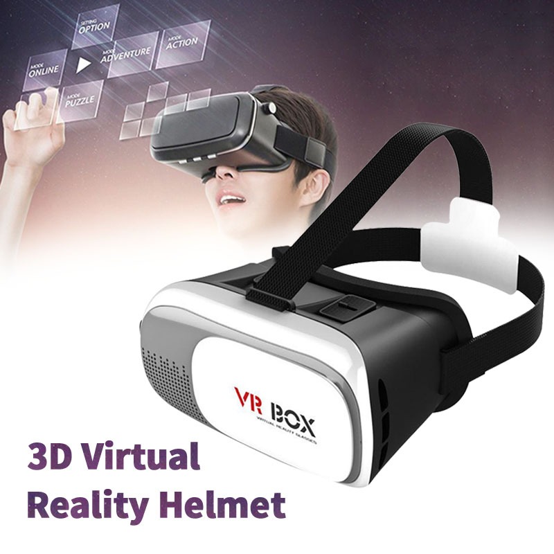 VR BOX แว่น 3D แว่นดูหนัง แว่นตาสามมิติ 2.0 VR  สำหรับสมาร์ทโฟน 3D Glasses Headset for Smartphone
