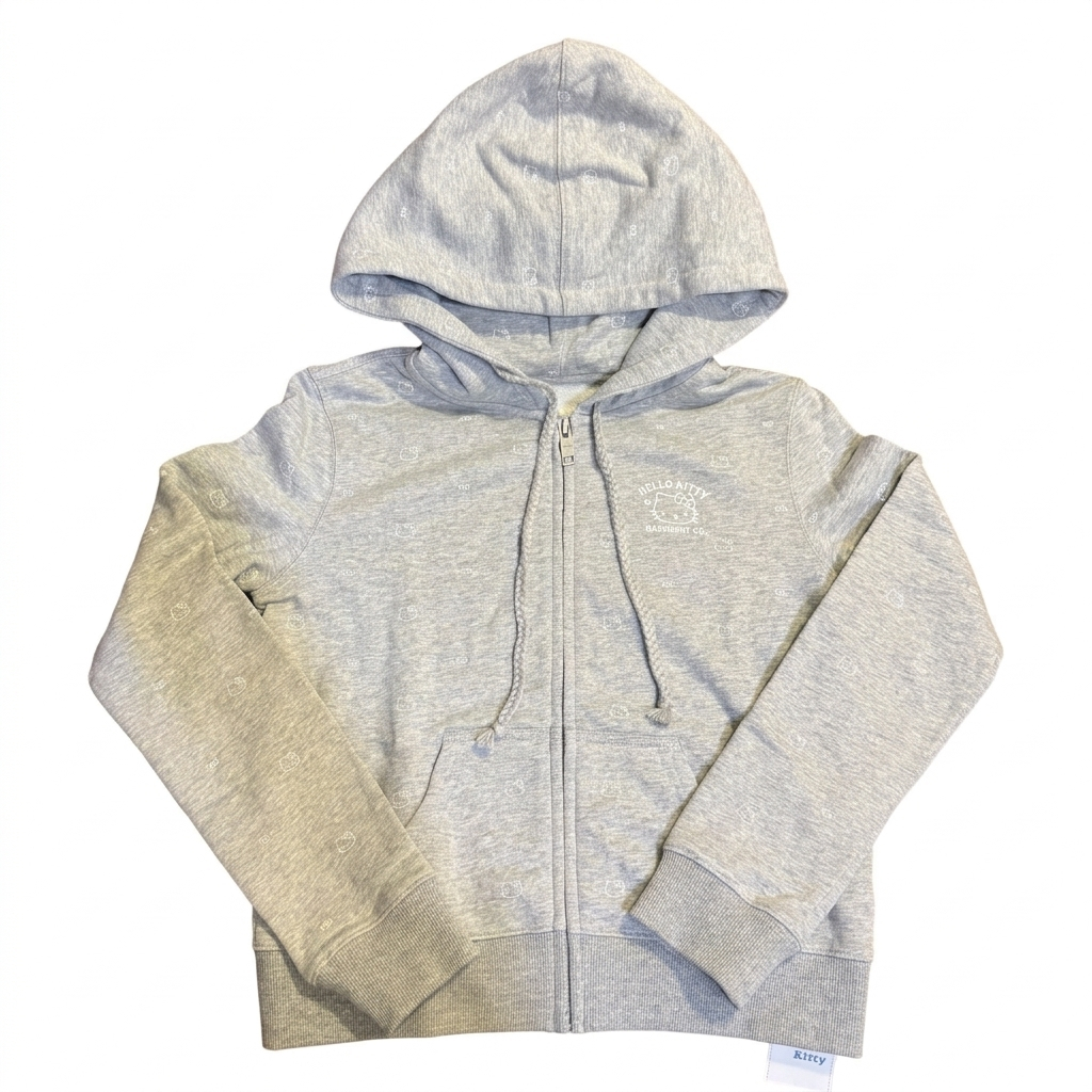 เสื้อฮู้ด kitty x basement fg ของแท้พร้อมส่ง