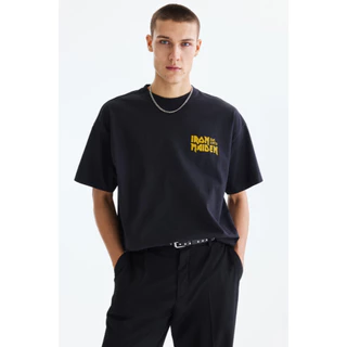 H&M(เอชแอนด์เอ็ม) เสื้อยืดทรงโอเวอร์ไซส์ ผู้ชาย 1159823_20