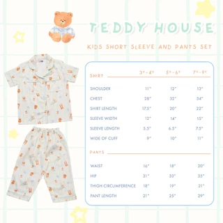 ชุดนอน sliptosleep - Teddy House Kid Set