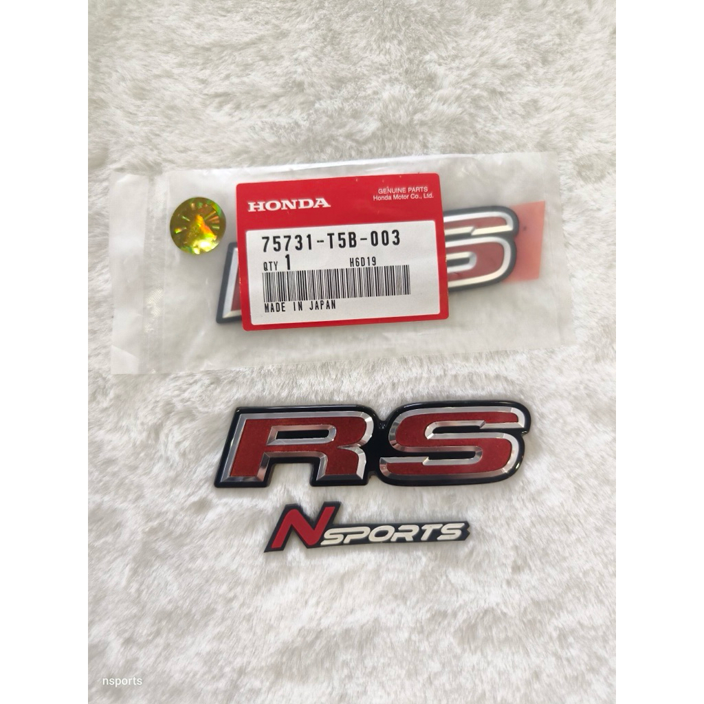 โลโก้ Honda logo RS ของเเท้ จากญี่ปุ่น